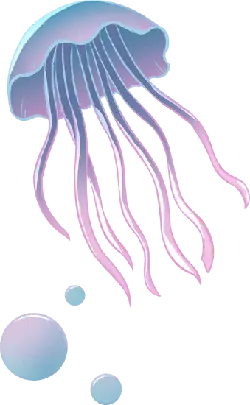 Jellyfish - marine life - Free for Commercial Use PNG