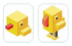 Pixel Chicken - pixel art - Lossless PNG