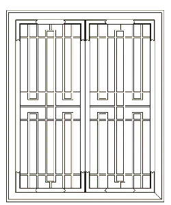 Geometric Pattern - lines - black - Free PNG