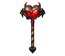 Devil's Heart Staff - red - High Resolution PNG