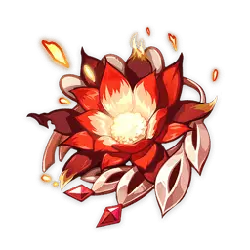 Flame Flower - glowing - High Resolution PNG