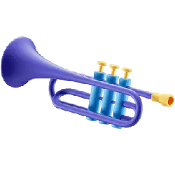 Purple Trumpet - music - PNG Images