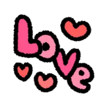 Heart Pattern - text - Curated PNG