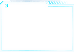 Blue Tech Border - interface element - Transparent Layer PNG