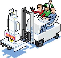 Pixel Sailboat Game - pixel art - Free Download PNG