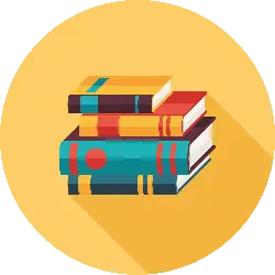 Stack of Colorful Books - education - Transparent Background PNG