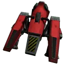 Red Flying Vehicle - red - Free PNG