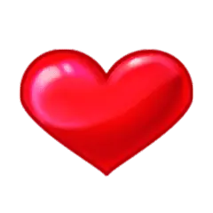Heart Emoji - red - PNG Images