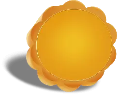 Golden Medal - gold - No Background PNG