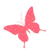 Pink Butterfly - insect - pattern - Transparent Background PNG