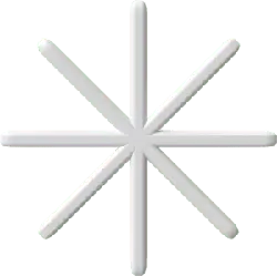 Star Decoration - white - Lossless PNG