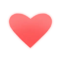 Heart - glowing - No Watermark PNG