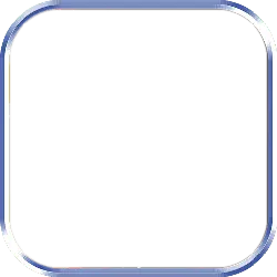 Blue Border - outline - Lossless PNG