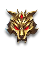 Gold Lion Head - power - Transparent Layer PNG