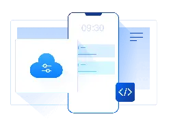 Cloud Service - mobile device - PNG