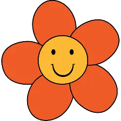 Smiley Flower - smiley face - PNG Images