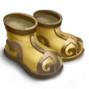 Gold Boots - game item - High Resolution PNG