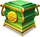 Chest - gold coins - mystery - Lossless PNG