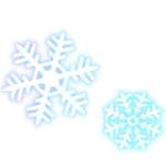 Snowflake - snowy season - Recommended PNG
