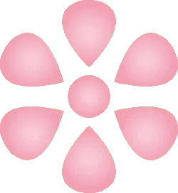 Pink Petal Pattern - simple - No Watermark PNG