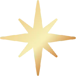 Gold Star - Transparent Layer PNG