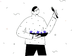 Purple Stars - Designer Recommended PNG