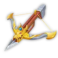 Golden Bow and Arrow - Highly Rated PNG