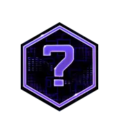 Purple Hexagon Question Mark Icon - geometric shape - No Background PNG