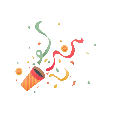 Confetti Popper - Designer Recommended PNG