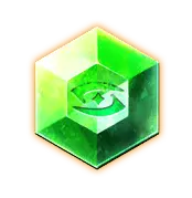 Green Crystal Cube - magic - No Watermark PNG