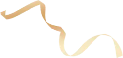 Gold Ribbon - holiday - party - Lossless PNG