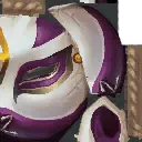 Purple Gold Mask - gold - High Resolution PNG