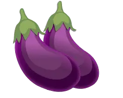 Eggplant - long-shaped edibl - Free Download PNG