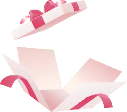 Pink Gift Box - pink - packaging - Free PNG