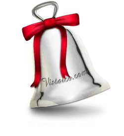 Silver Bell - gift - Free PNG