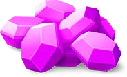 Amethyst Cluster - mineral - decoration - PNG