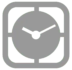 Minimalist Clock Icon - minimalist - PNG
