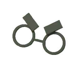 Bicycle Pendant - simple - High Resolution PNG