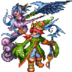 King Arthur and Morgiana - hero - Transparent Layer PNG