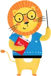 Lion with Glasses and Clothing - lion - Transparent Background PNG