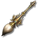 Golden Staff - staff - No Background PNG