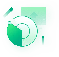 Green Circular Pattern - tech feel - No Watermark PNG