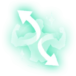 Muscle Arrow Logo - sports - Transparent Background PNG