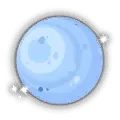 Blue Planet - universe - No Background PNG