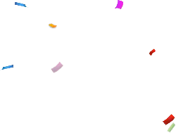 Colorful Confetti - celebration - No Watermark PNG