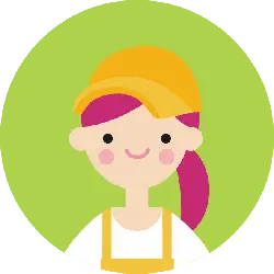 Girl with Hat - smile - cartoon - PNG Images
