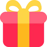 Gift Box - Transparent Background PNG - pink