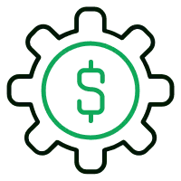Dollar Gear - gear - PNG Images