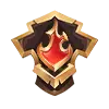 Shield Emblem - red - shield - Transparent Background PNG