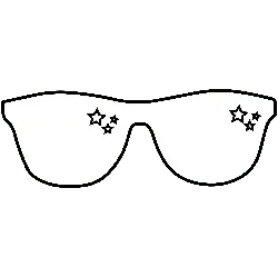Star Sunglasses - sunglasses - High Resolution PNG